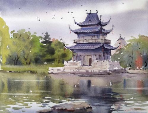 [Artlike] Вокруг света с акварелью. Китай (Галина Гомзина)