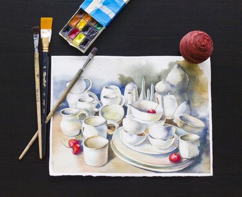 Уроки акварели. Первые шаги (Нина Орлова)