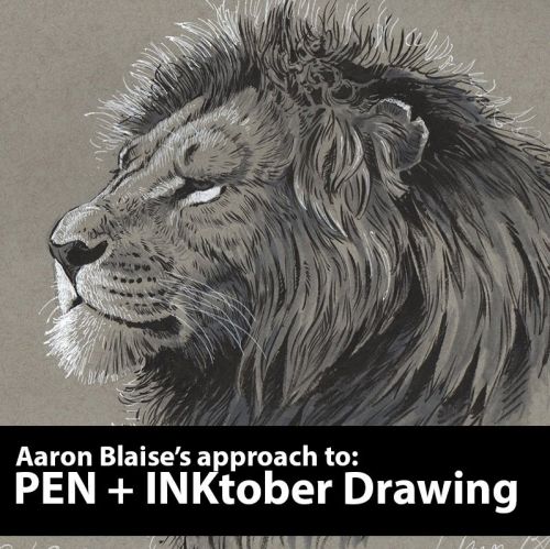 Учебник по рисованию пером и тушью / Pen & Ink Drawing Tutorial with Aaron Blaise (Аарон Блейз)