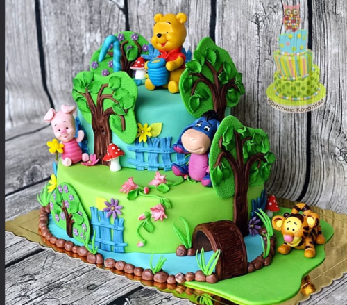 Сюжетный трехмерный торт (Галина Двилюк)