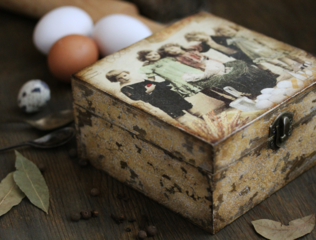 Шкатулка 'Бабушкина кухня' (Людмила Михайловская)