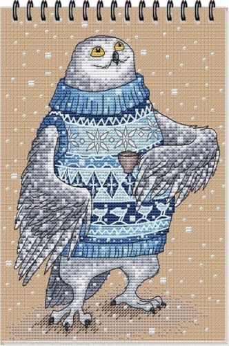 Схема для вышивки крестиком 'Полярная Сова' (Екатерина Гафенко, Мила Вождь)