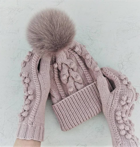 Шапочка ' Braide_mix_hat' (Татьяна Дубровина)