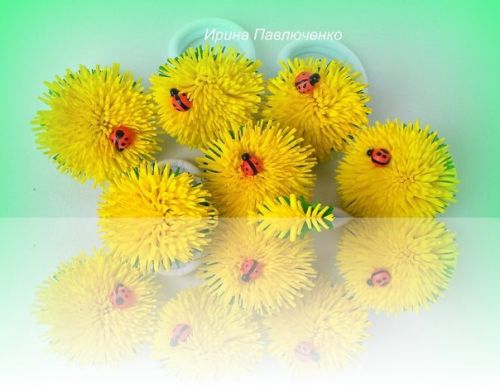 Резиночки для девочек Одуванчики, 3 вида (Ирина Павлюченко)