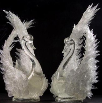 Работа с изомальтом. Создание фигуры «Лебедь» (Елена Шрамко)