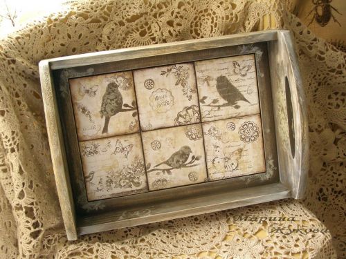 Поднос 'Дом милый Дом' (Марина Жукова)