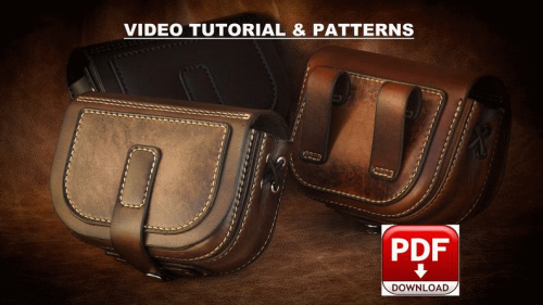 Поясная сумка из кожи [Oak Leathercraft]