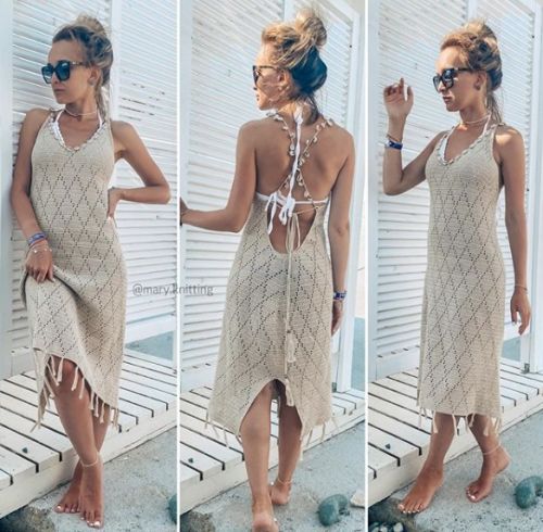 Пляжный сарафан (mary.knitting)