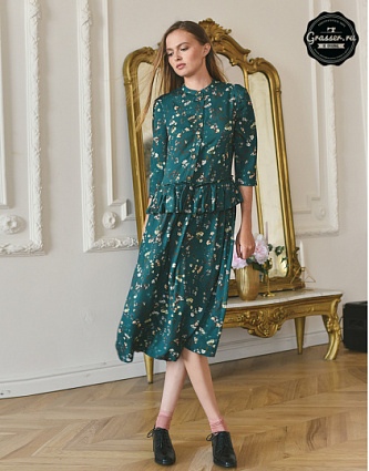 Платье, выкройка № 627. Размер 44, рост 164-170 [Grasser]