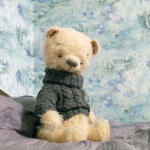 PDF- МК 'Мишка Тедди-великан', мохер, рост 50см +30см (Лилия Небессная)