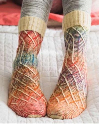 Носки Изворотливый наклон [Вяжи.ру]