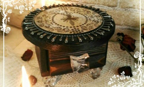 МК Шкатулка 'Тайны Зазеркалья' (Елена Логинова)