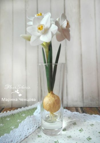 МК 'Нарцисс' из фоамирана (Марина Ченцова)