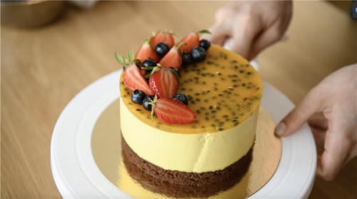 Мини-курс торта 'Манго-маракуйя' (Мария Липская)