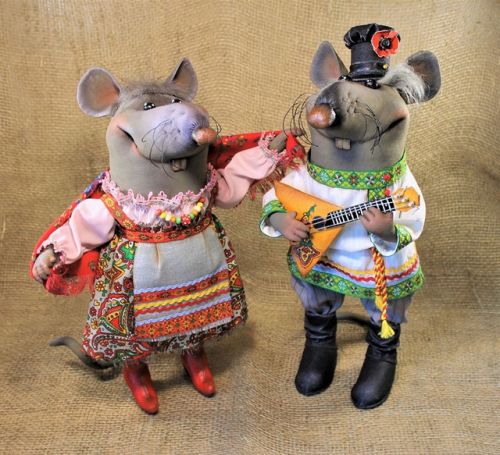 Крыс Борис и Крыса Василиса (Светлана Рябоконь)