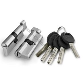 Цилиндровый механизм Punto (Пунто) с вертушкой A202/60 mm (25+10+25) SN мат. никель 5 кл. Арт:30231