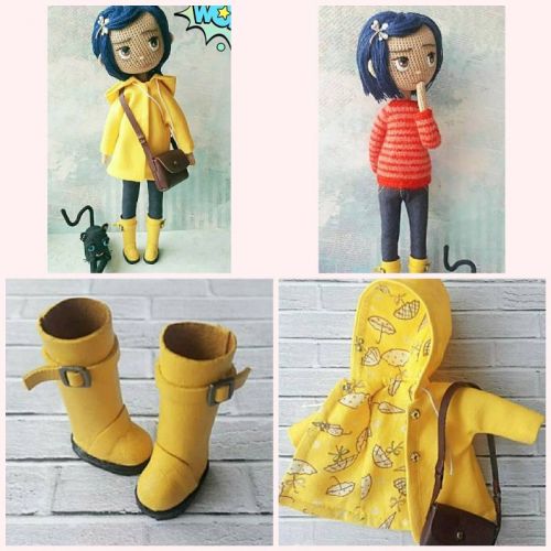 Коралина каркасная кукла (Елена Зонтик)