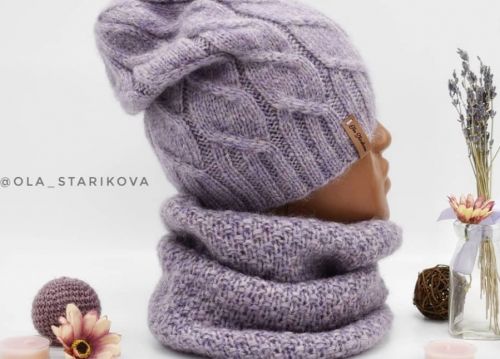 Комплект шапка + cнуд «Фиджи» (ola_starikova)