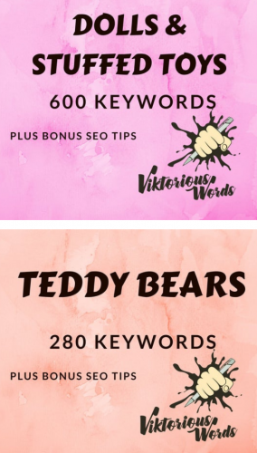 Ключевые слова для продажи мягких игрушек, кукол и мишек тедди (ViktoriousWords)