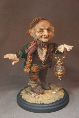 Гном из запекаемого пластика (Наталья Филинова)