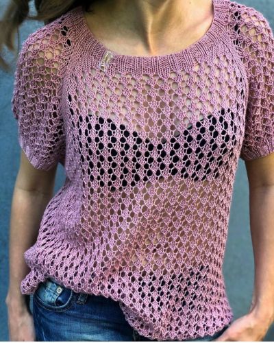 Футболка/джемпер Soft set (maria.leonova_knit)