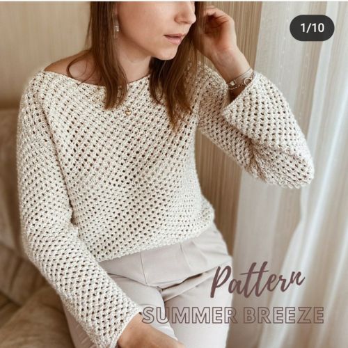 Джемпер/футболка Summer breeze (Татьяна Одинцова)