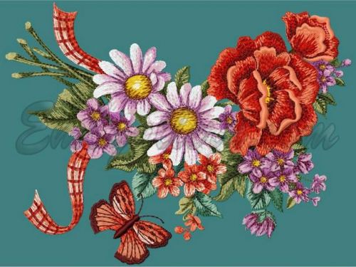 Дизайн машинной вышивки 'Майский Рассвет'_180X300MM [embgallery]