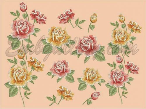 Дизайн для машинной вышивки «Королева сада» [embgallery]