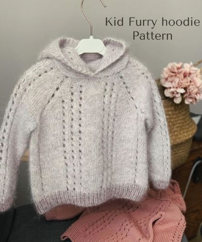 Детское худи «Kid Furry hoodie» (Ксения Маликова)