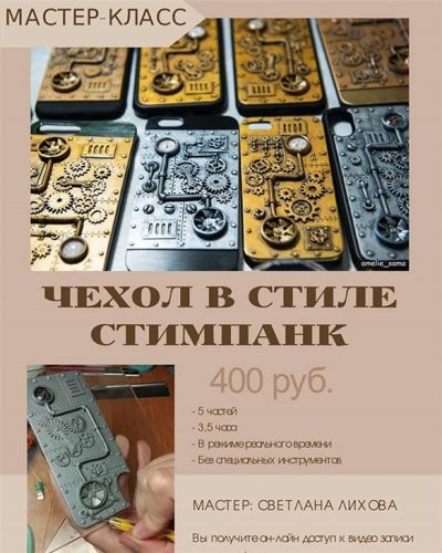 Чехол в стиле «Стимпанк» (Светлана Лихова)