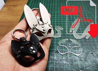 Брелок 'Маски' (Шьем из кожи!)