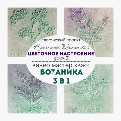 «Ботаника. 3 в 1» Урок 3 проекта «Цветочное настроение» (Кристина Деменская)