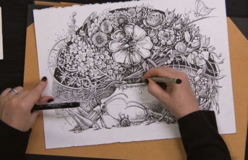 Ботаническое фэнтези. Курс по графике, 4 урока (Ирина Винник)