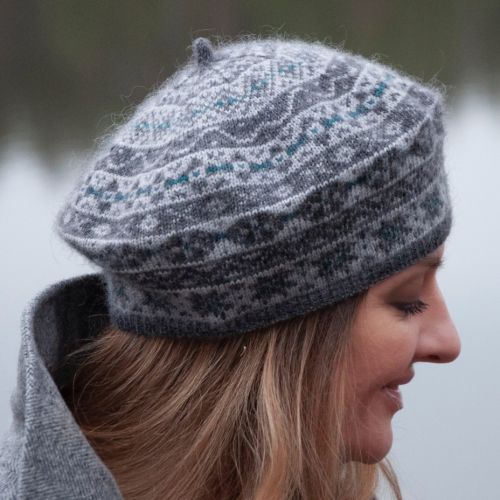 Берет Frosty Flowers (Татьяна Мулокас)