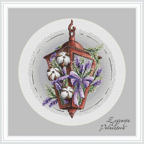 Авторская схема для вышивания #26954 «Хлопковый фонарь» (Евгения Полуэктова)