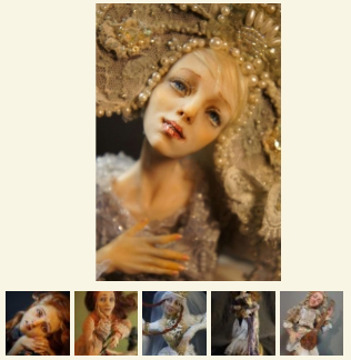 Авторская кукла из запекаемого пластика (Наталья Филинова)