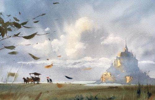 Акварельная Нормандия. Пленэры (Сергей Курбатов)