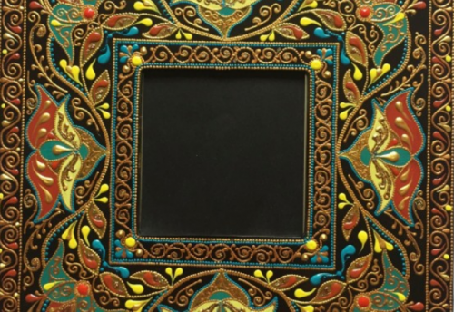 Мастер-класс 'Зеркало 'Цветные фантазии' (Ирина Ярощук)