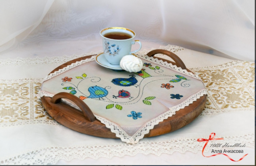 Мастер-класс 'Поднос Японский пэчворк' (Алла Ачкасова)