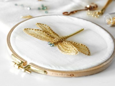 Схема вышивки — стрекоза (Ева Андерс)