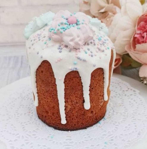 Кулич за час. Булочки с заварным кремом (Олеся Шубина)