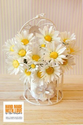 [Флористика] Мастер-класс Ромашки из фоамирана (видео мк) (Ольга Давыдова)