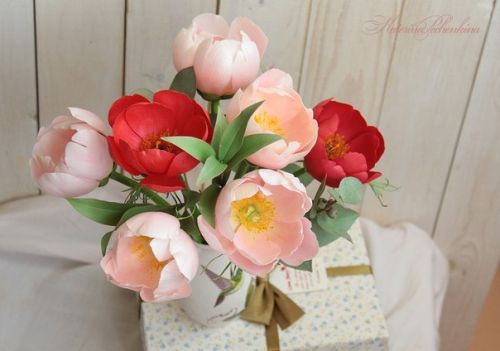 [Флористика] Тонколистные пионы (Катерина Печенкина)