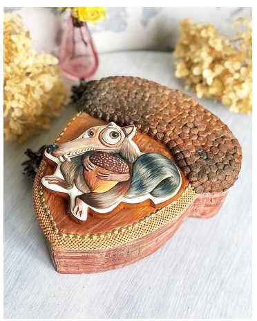 МК по пряникам. Шкатулка Ледниковый период (gift_cookies)