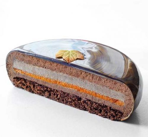 Муссовый торт 'Облепиха-Танзания'- тех.карта (smuglyanochka)