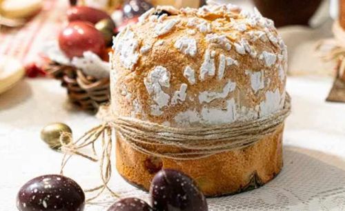 Панеттоне на 100% закваске с вишней и клюквой (Людмила Букина)