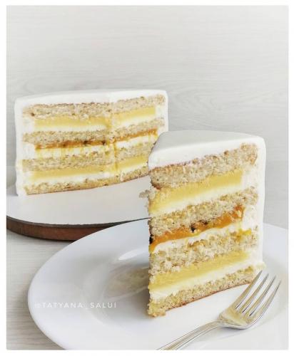 Рецепт торта «Ваниль-манго-маракуйя» (tatyana_salui)