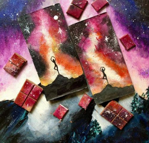 Рисунки на шоколаде (Екатерина Завирюха)