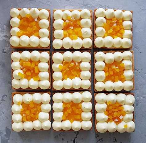 Тарталетки Маракуйя +Торт Маракуйя-банан-кокос+Чизкейк Карамель-пекан-чернослив.Тех.карты