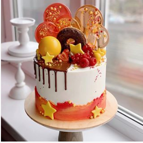 Торт «Морковный с вишней и карамелью» (kulik_ova)